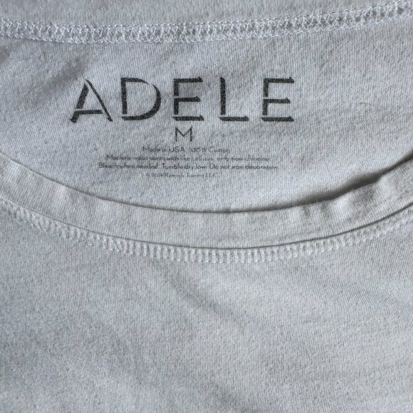 Adele Concert‎ 'Hello" White and Black T-Shirt Women's Medium - Picture 3 of 5
